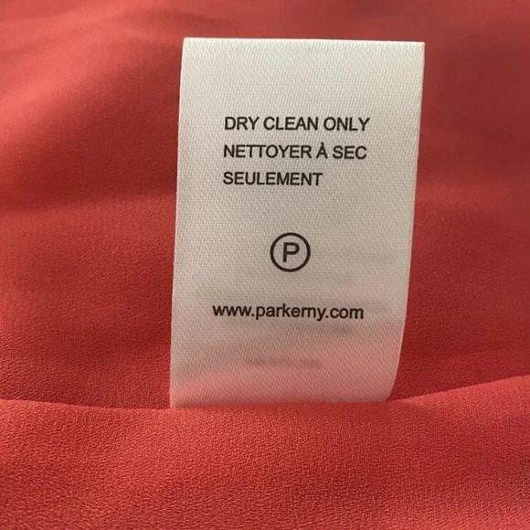 Parker Annabel Floral Ruffle Silk Midi‎ Dress Womens Size 0 (420) - Picture 6 of 7